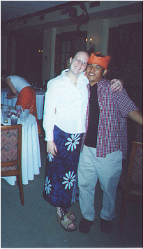 Ashley and Sunil "There is one God Allah, and Mohammed is his prophet"