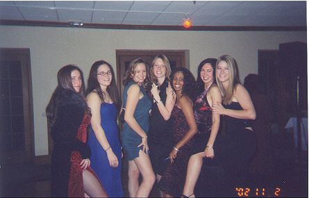 Megan, Gayle, Laurie, Jessi, Trina, Smellen, Erin B (mmm legs.....)