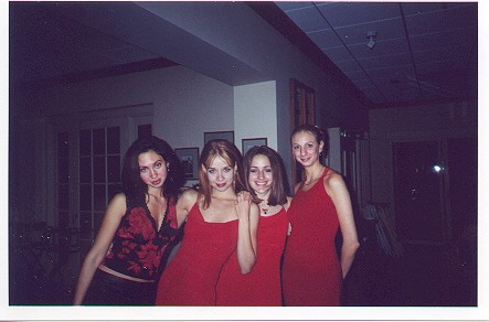 More ladies in red